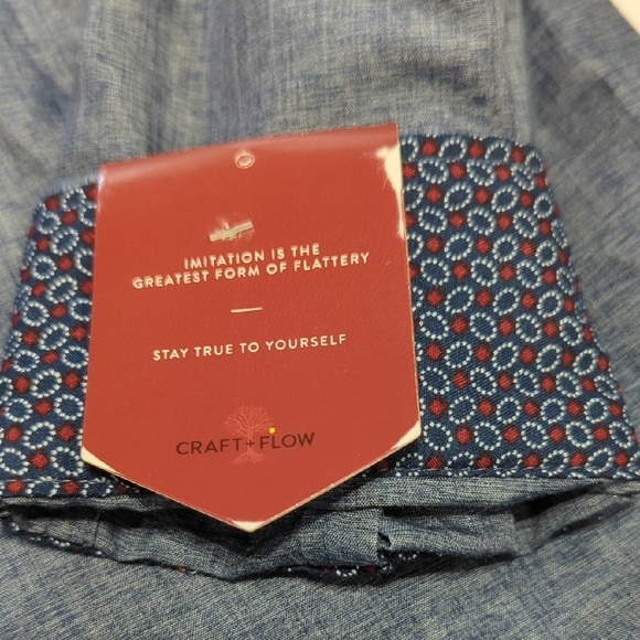 Elegant Denim Blue Casual Shirt for Men - Picture 5 of 13